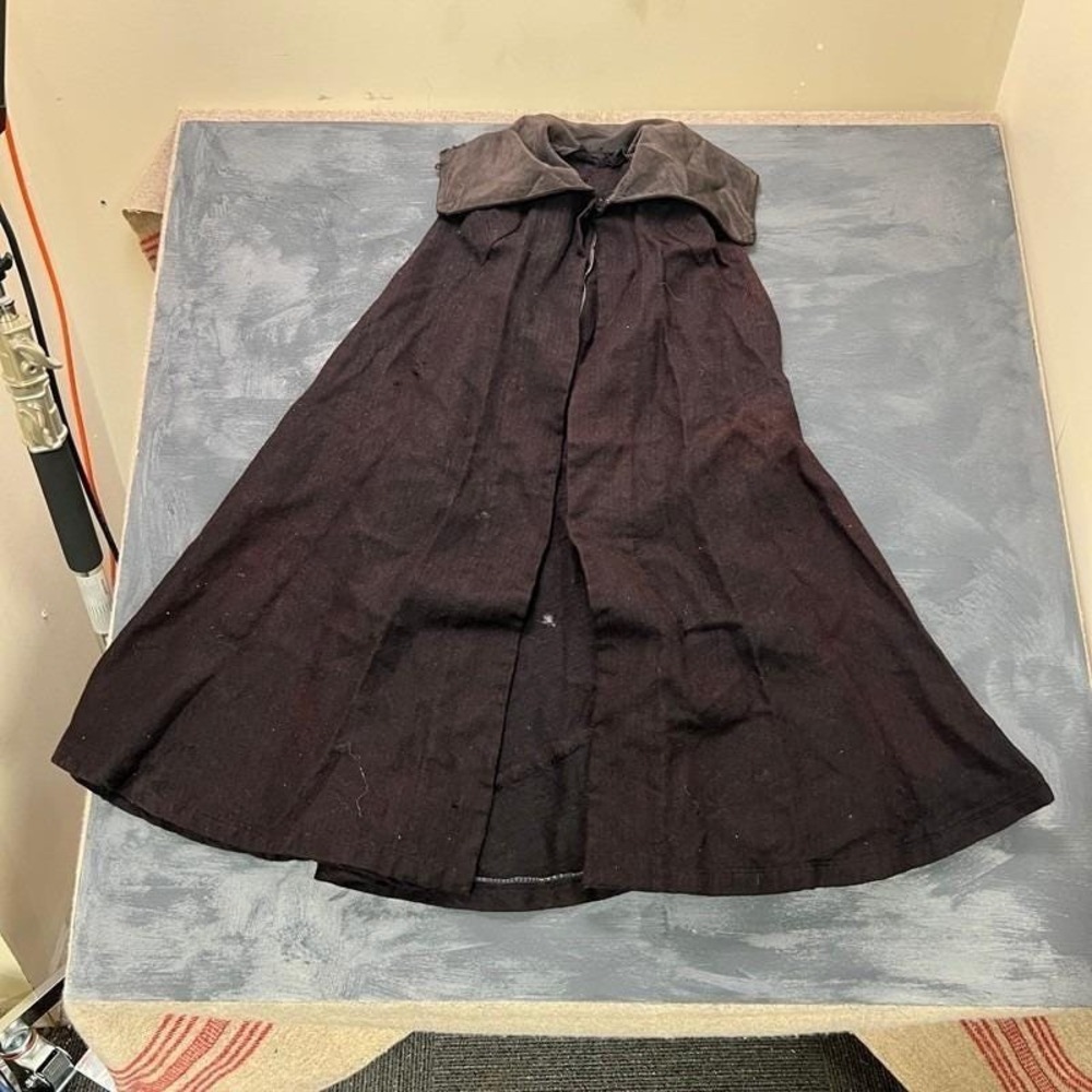 Antique Cape Womens Black 1800s 1900s Edwardian Victorian